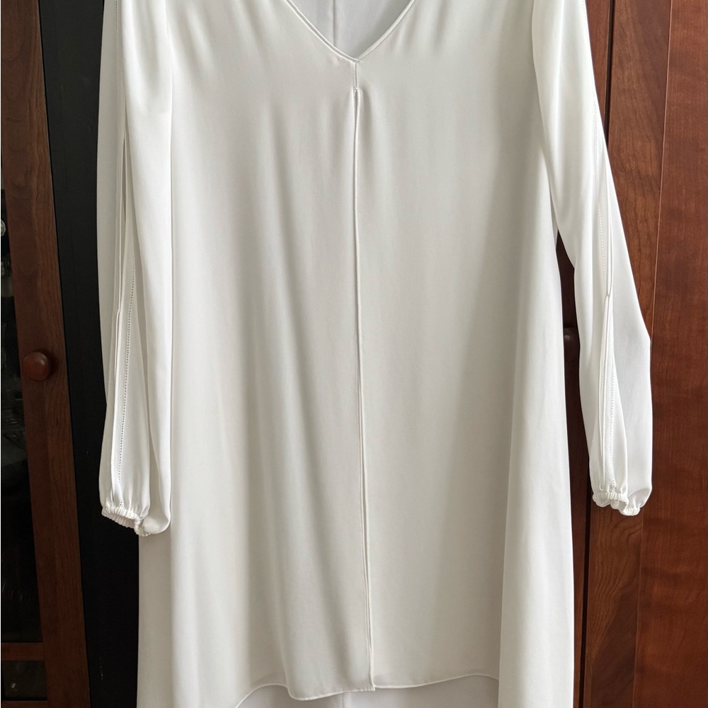 White House Black Market Elegant White Tunic